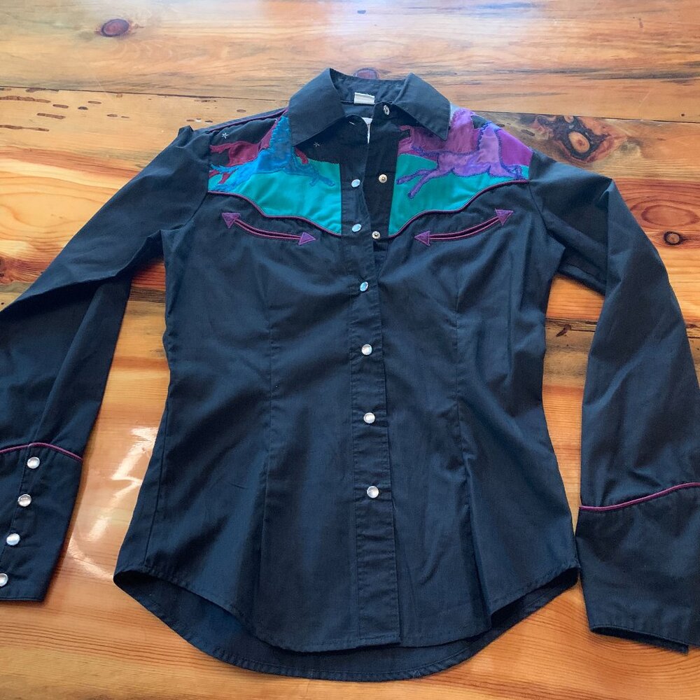 Vintage Salamander of Kansas City Western Shirt